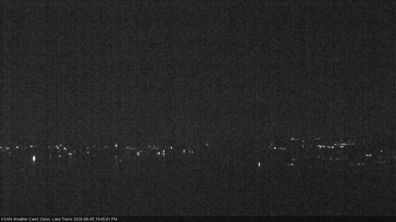 Lake Travis webcam, June 5, 2020 10:45 PM CT
