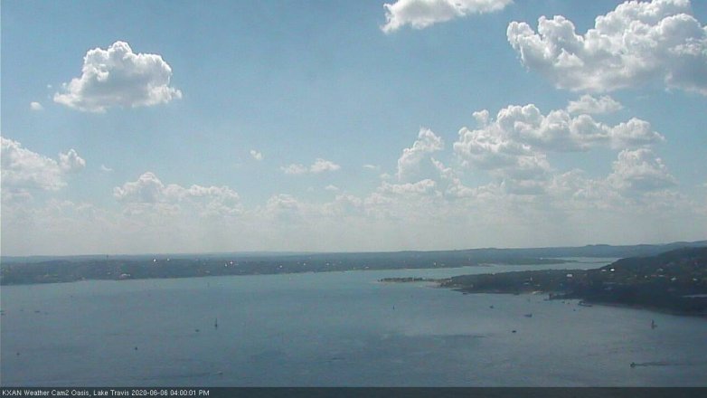 Lake Travis webcam, June 6, 2020 4:00 PM CT
