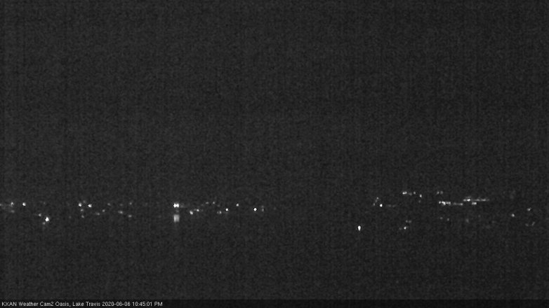 Lake Travis webcam, June 6, 2020 10:45 PM CT