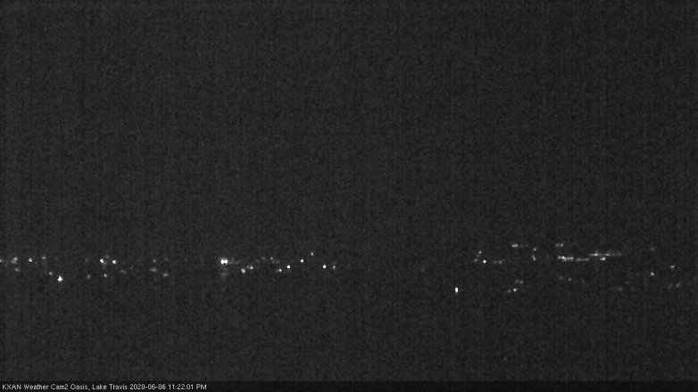 Lake Travis webcam, June 6, 2020 11:25 PM CT