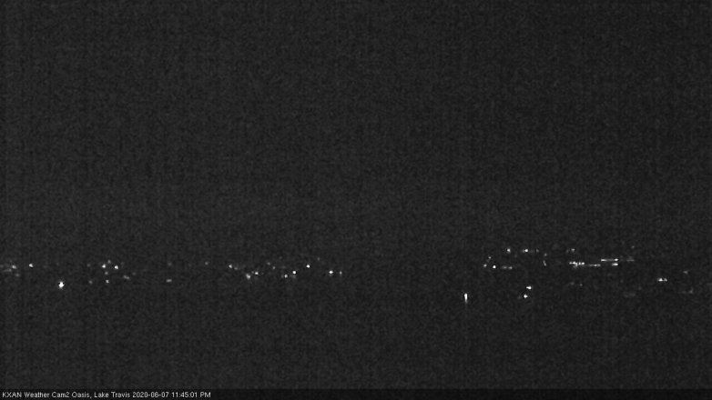 Lake Travis webcam, June 7, 2020 11:45 PM CT