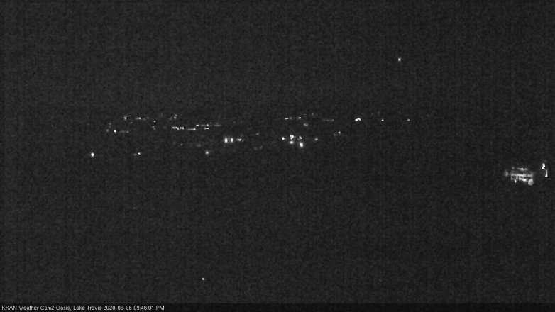 Lake Travis webcam, June 8, 2020 9:45 PM CT