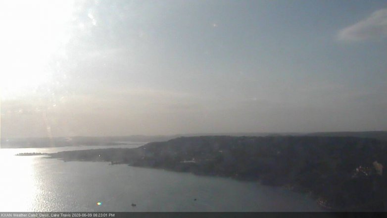 Lake Travis webcam, June 9, 2020 6:25 PM CT