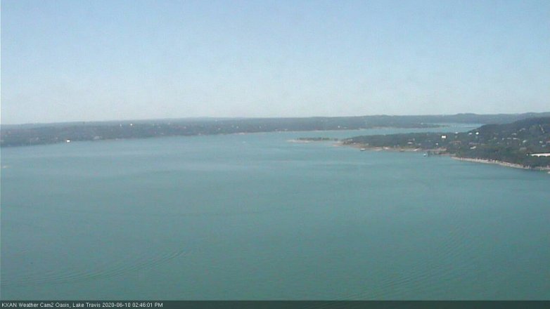 Lake Travis webcam, June 10, 2020 2:45 PM CT