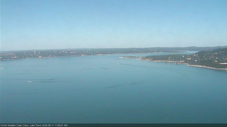 Lake Travis webcam, June 11, 2020 11:00 AM CT