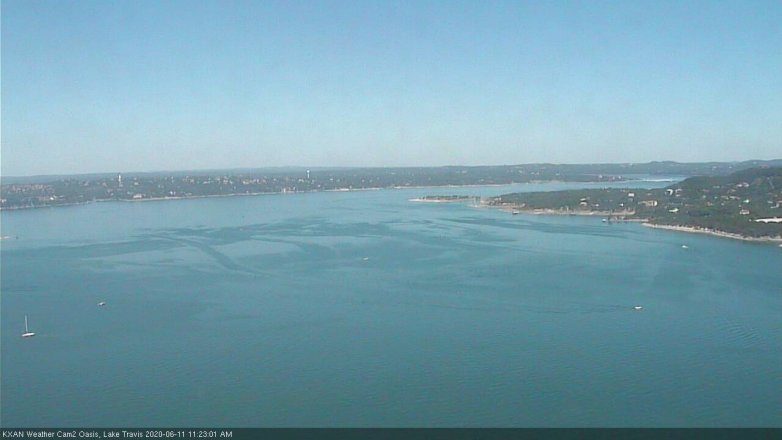 Lake Travis webcam, June 11, 2020 11:25 AM CT