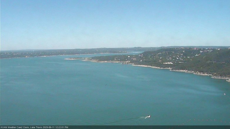 Lake Travis webcam, June 11, 2020 12:25 PM CT
