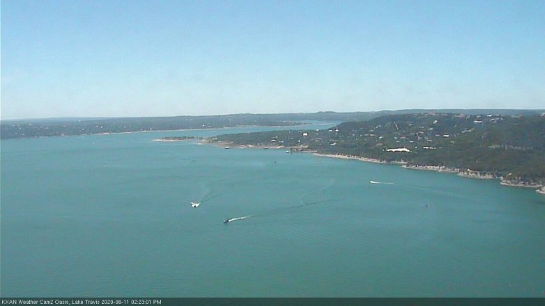Lake Travis webcam, June 11, 2020 2:25 PM CT