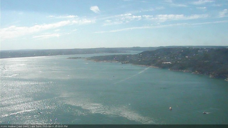 Lake Travis webcam, June 11, 2020 5:00 PM CT