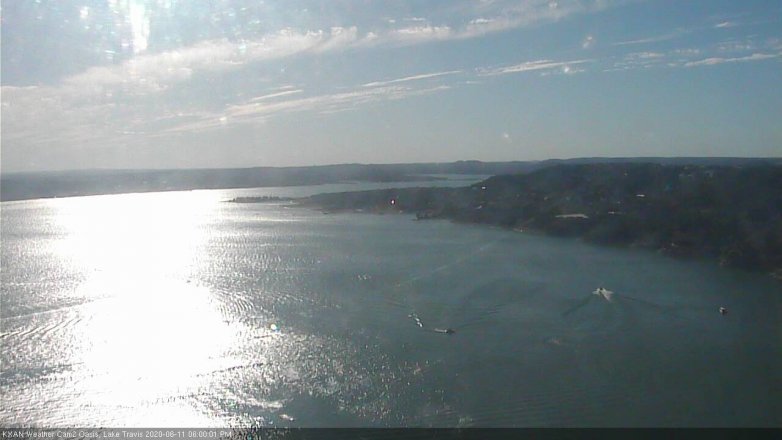 Lake Travis webcam, June 11, 2020 6:00 PM CT
