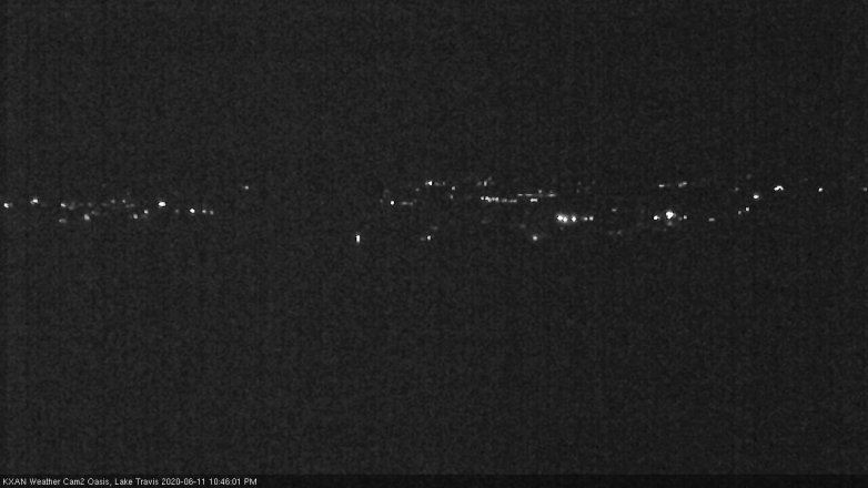 Lake Travis webcam, June 11, 2020 10:45 PM CT