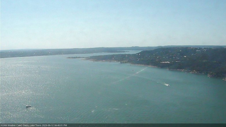 Lake Travis webcam, June 12, 2020 4:45 PM CT
