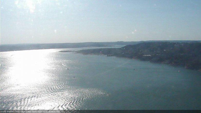 Lake Travis webcam, June 12, 2020 5:45 PM CT