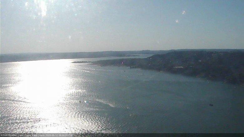 Lake Travis webcam, June 12, 2020 6:00 PM CT