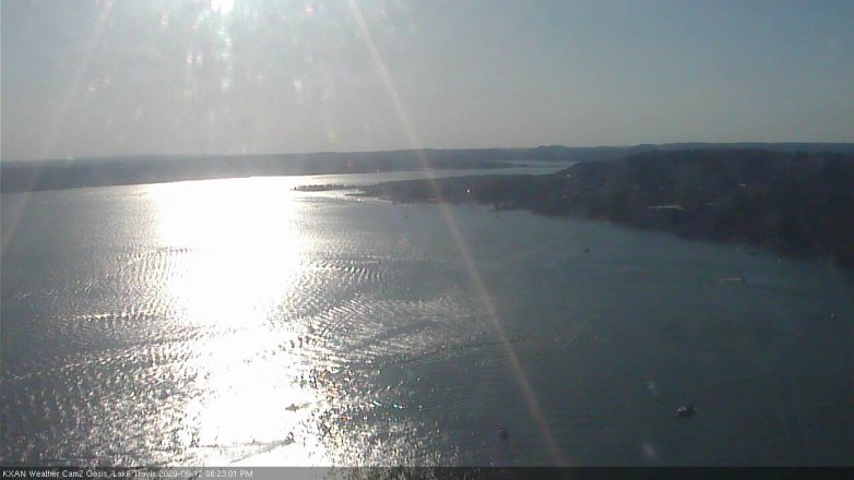 Lake Travis webcam, June 12, 2020 6:25 PM CT