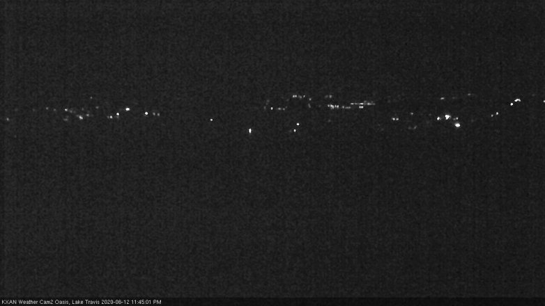 Lake Travis webcam, June 12, 2020 11:45 PM CT