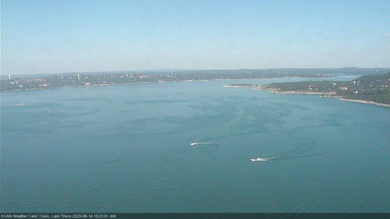 Lake Travis webcam, June 14, 2020 10:25 AM CT