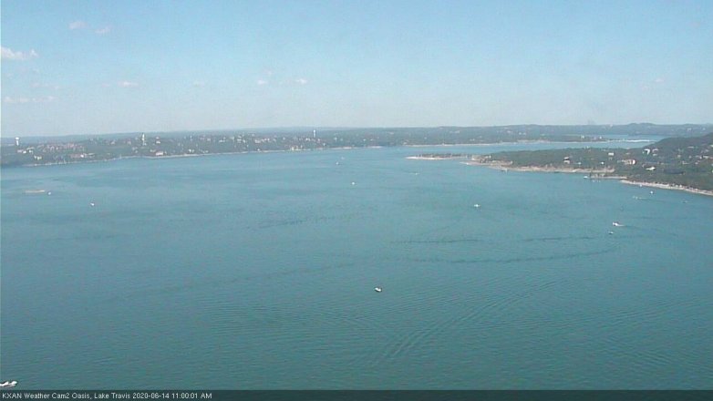 Lake Travis webcam, June 14, 2020 11:00 AM CT