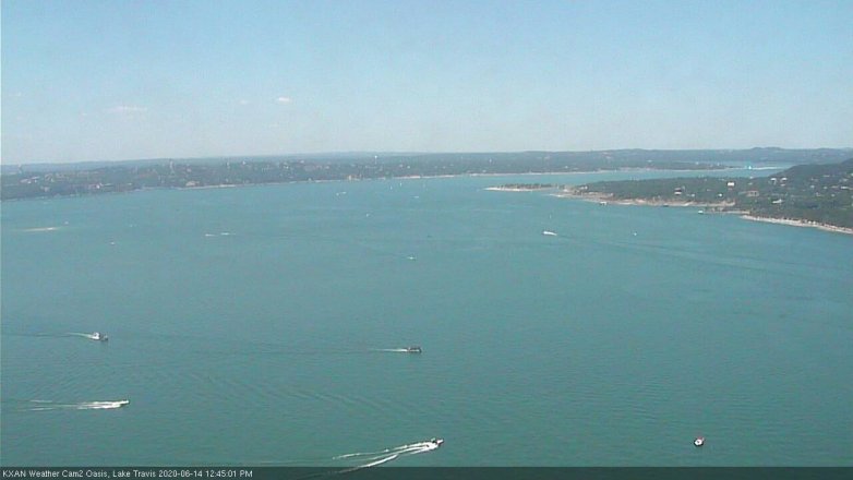 Lake Travis webcam, June 14, 2020 12:45 PM CT