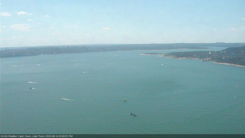 Lake Travis webcam, June 14, 2020 3:00 PM CT