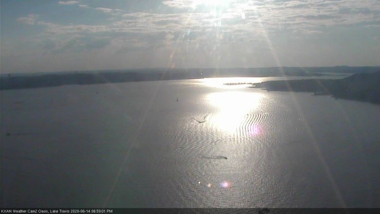 Lake Travis webcam, June 14, 2020 7:00 PM CT
