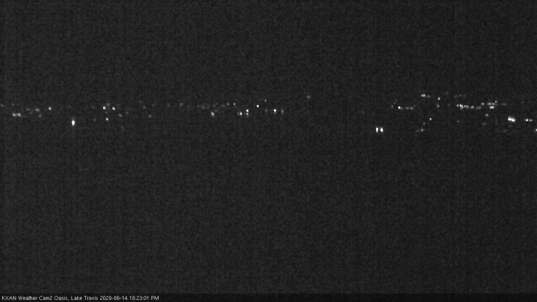 Lake Travis webcam, June 14, 2020 10:25 PM CT