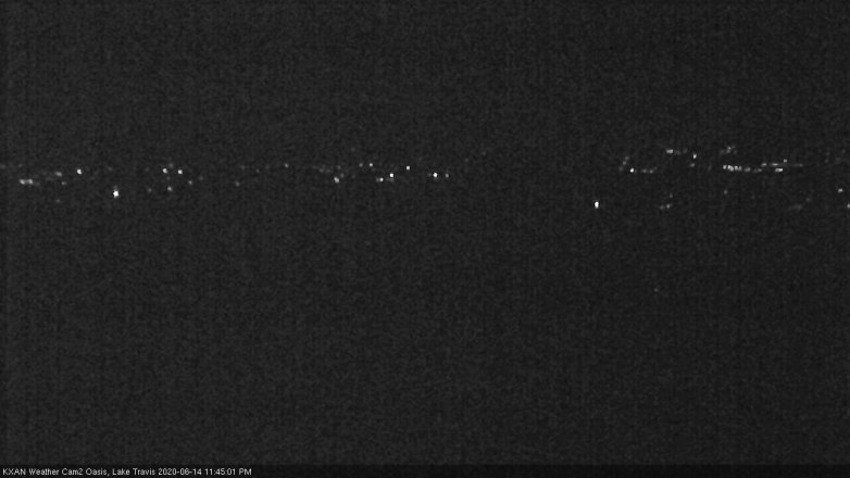 Lake Travis webcam, June 14, 2020 11:45 PM CT