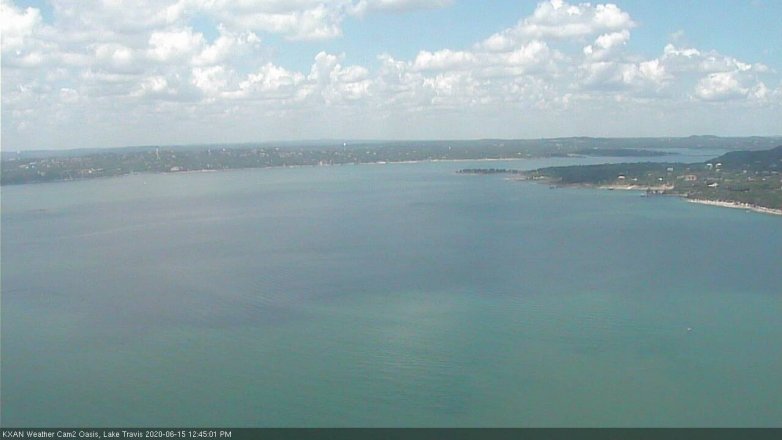 Lake Travis webcam, June 15, 2020 12:45 PM CT