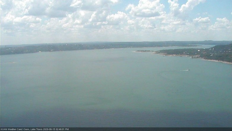Lake Travis webcam, June 15, 2020 2:45 PM CT