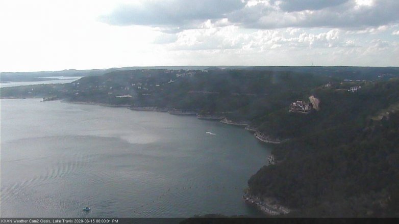 Lake Travis webcam, June 15, 2020 6:00 PM CT