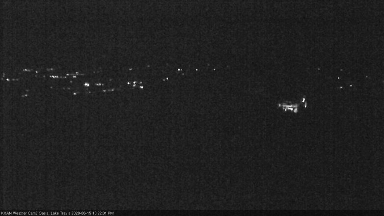 Lake Travis webcam, June 15, 2020 10:25 PM CT