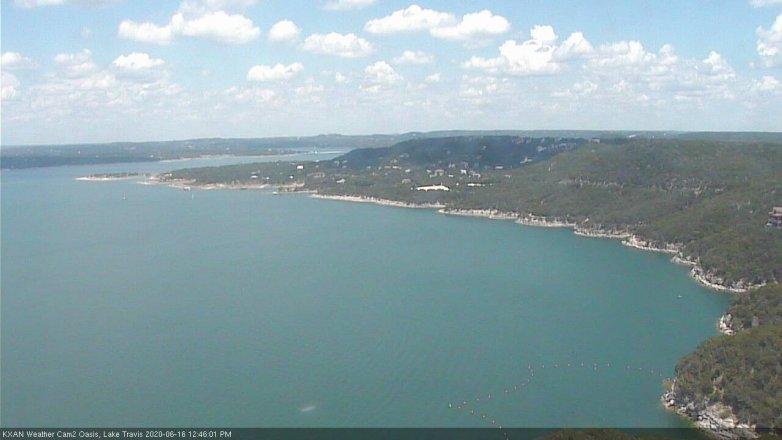 Lake Travis webcam, June 16, 2020 12:45 PM CT