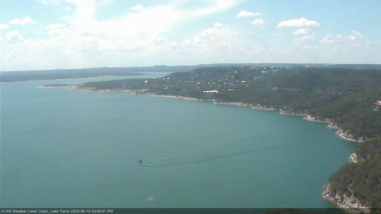 Lake Travis webcam, June 16, 2020 3:00 PM CT