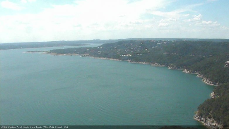 Lake Travis webcam, June 16, 2020 3:45 PM CT