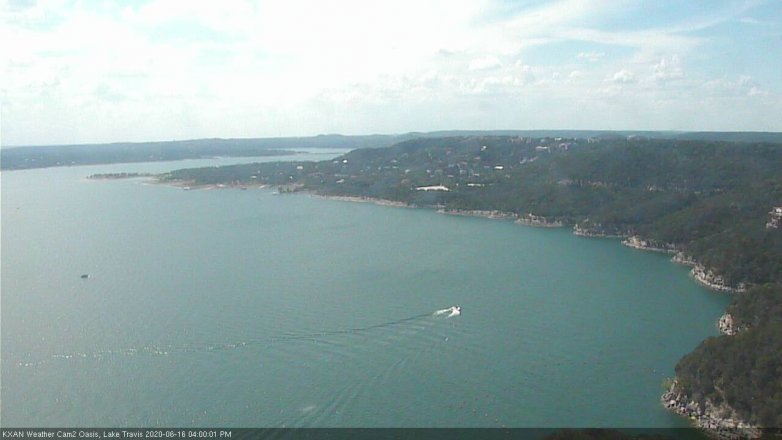 Lake Travis webcam, June 16, 2020 4:00 PM CT