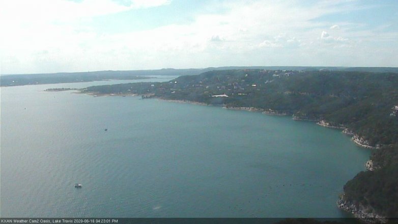 Lake Travis webcam, June 16, 2020 4:25 PM CT