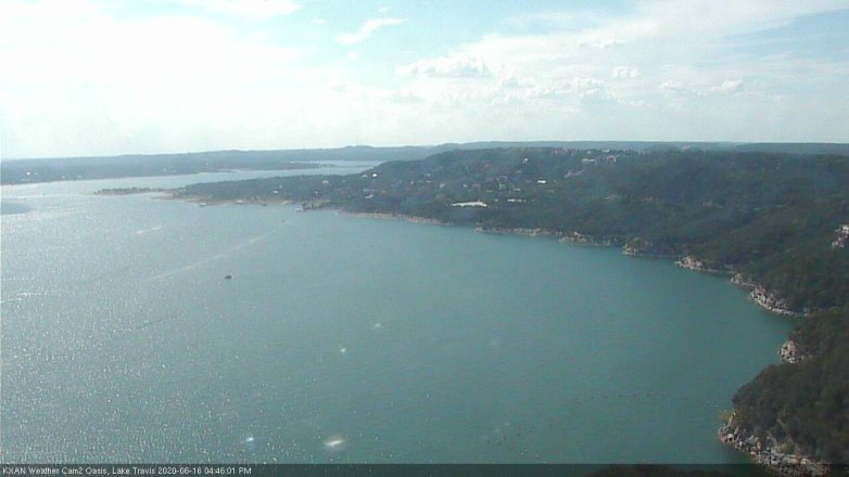 Lake Travis webcam, June 16, 2020 4:45 PM CT