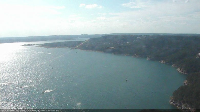 Lake Travis webcam, June 16, 2020 5:25 PM CT