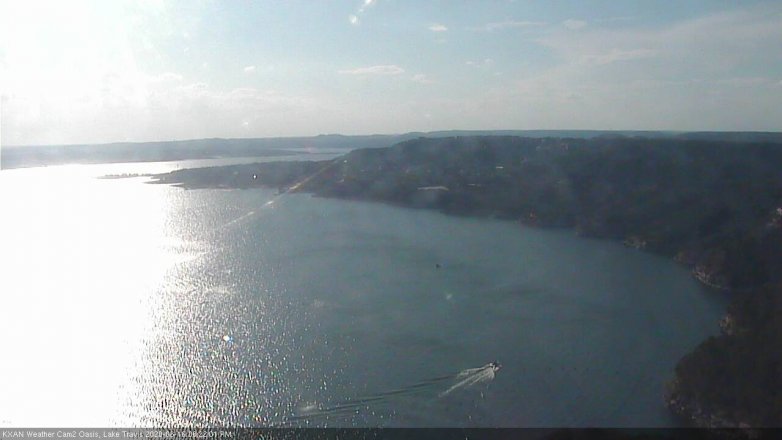 Lake Travis webcam, June 16, 2020 6:25 PM CT