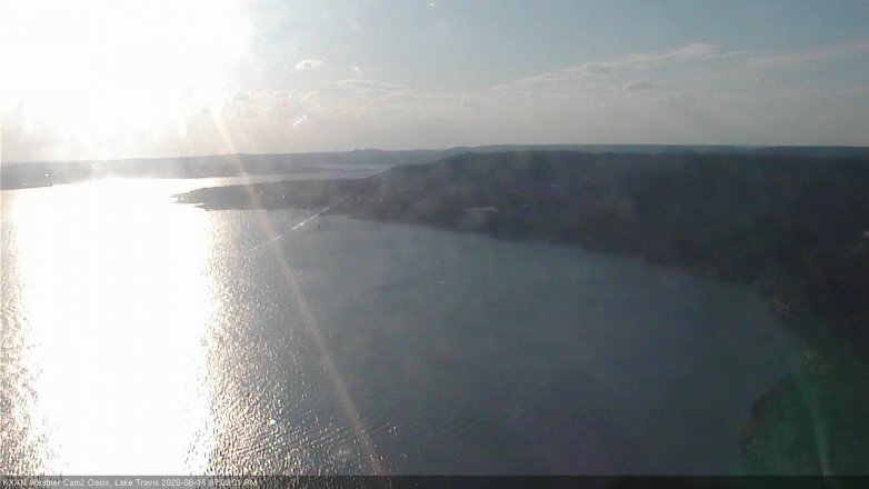 Lake Travis webcam, June 16, 2020 7:00 PM CT