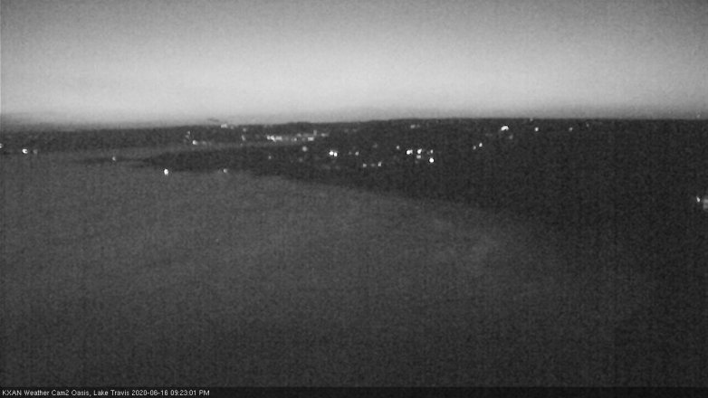 Lake Travis webcam, June 16, 2020 9:25 PM CT