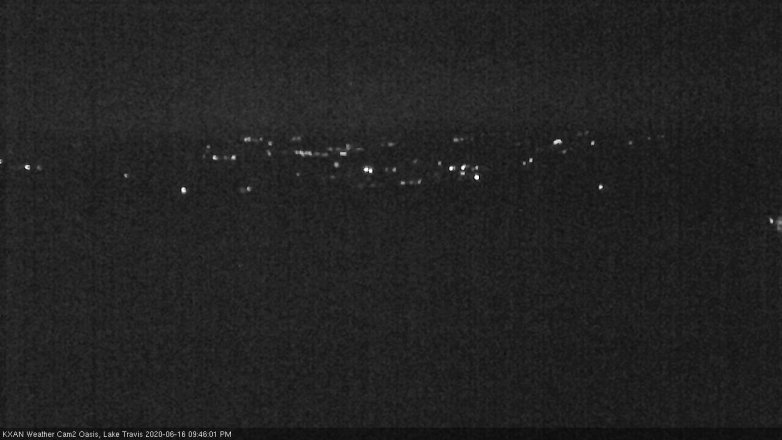 Lake Travis webcam, June 16, 2020 9:45 PM CT