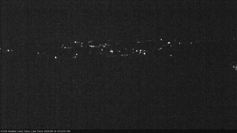 Lake Travis webcam, June 16, 2020 10:25 PM CT