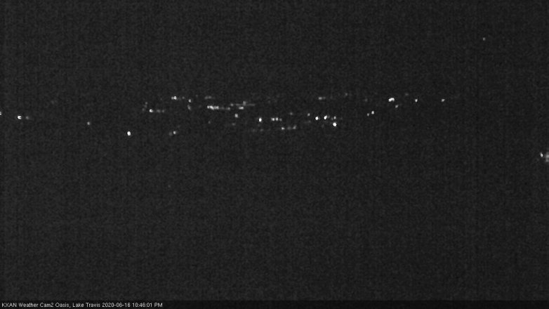 Lake Travis webcam, June 16, 2020 10:45 PM CT