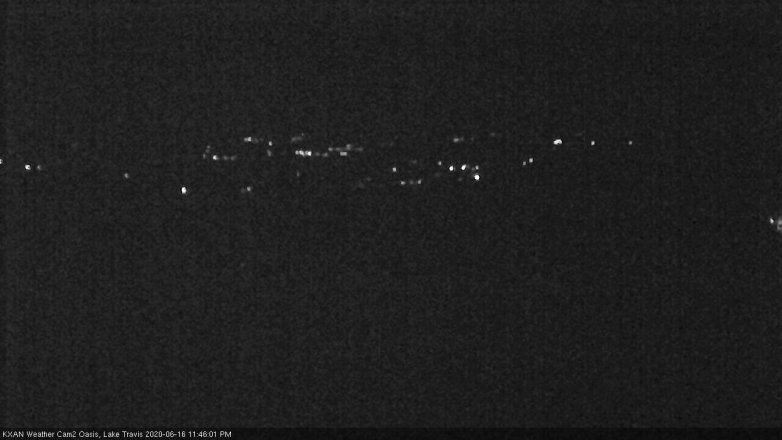 Lake Travis webcam, June 16, 2020 11:45 PM CT
