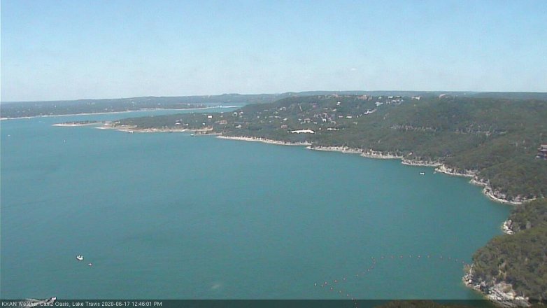 Lake Travis webcam, June 17, 2020 12:45 PM CT