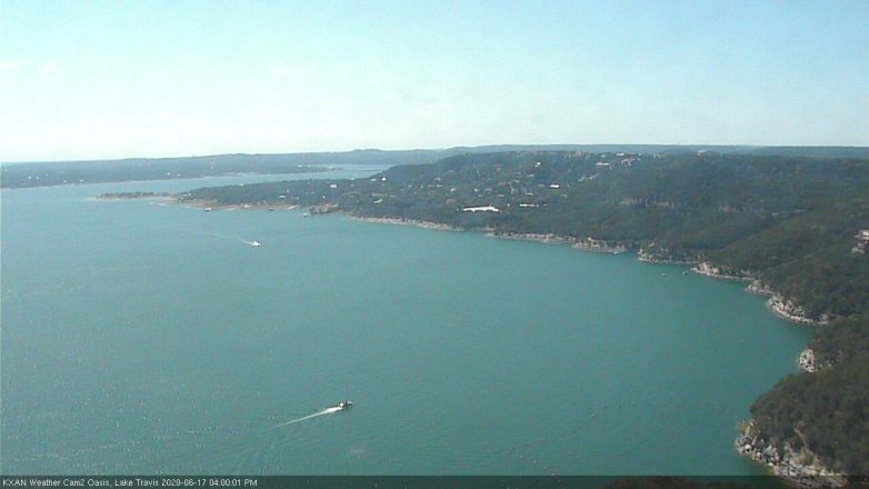 Lake Travis webcam, June 17, 2020 4:00 PM CT