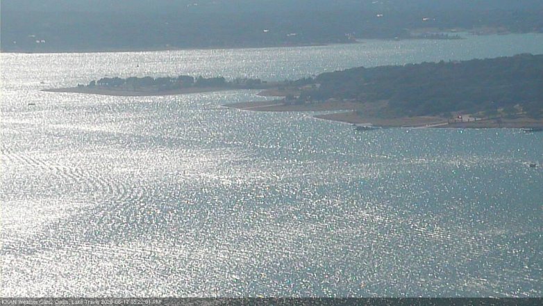 Lake Travis webcam, June 17, 2020 5:25 PM CT