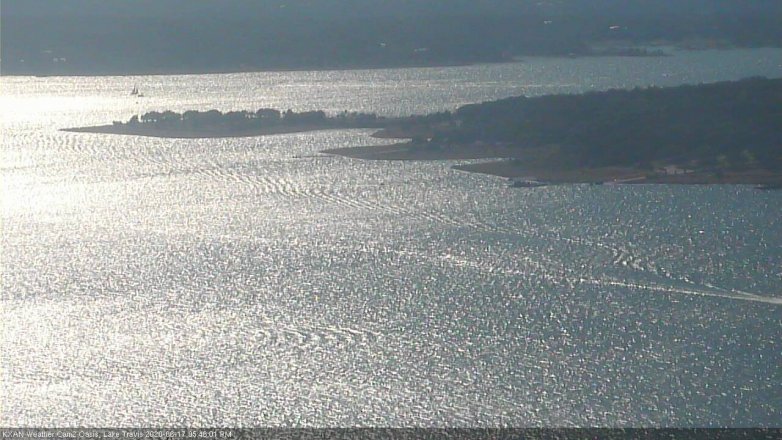 Lake Travis webcam, June 17, 2020 5:45 PM CT
