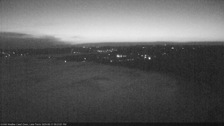 Lake Travis webcam, June 17, 2020 9:25 PM CT
